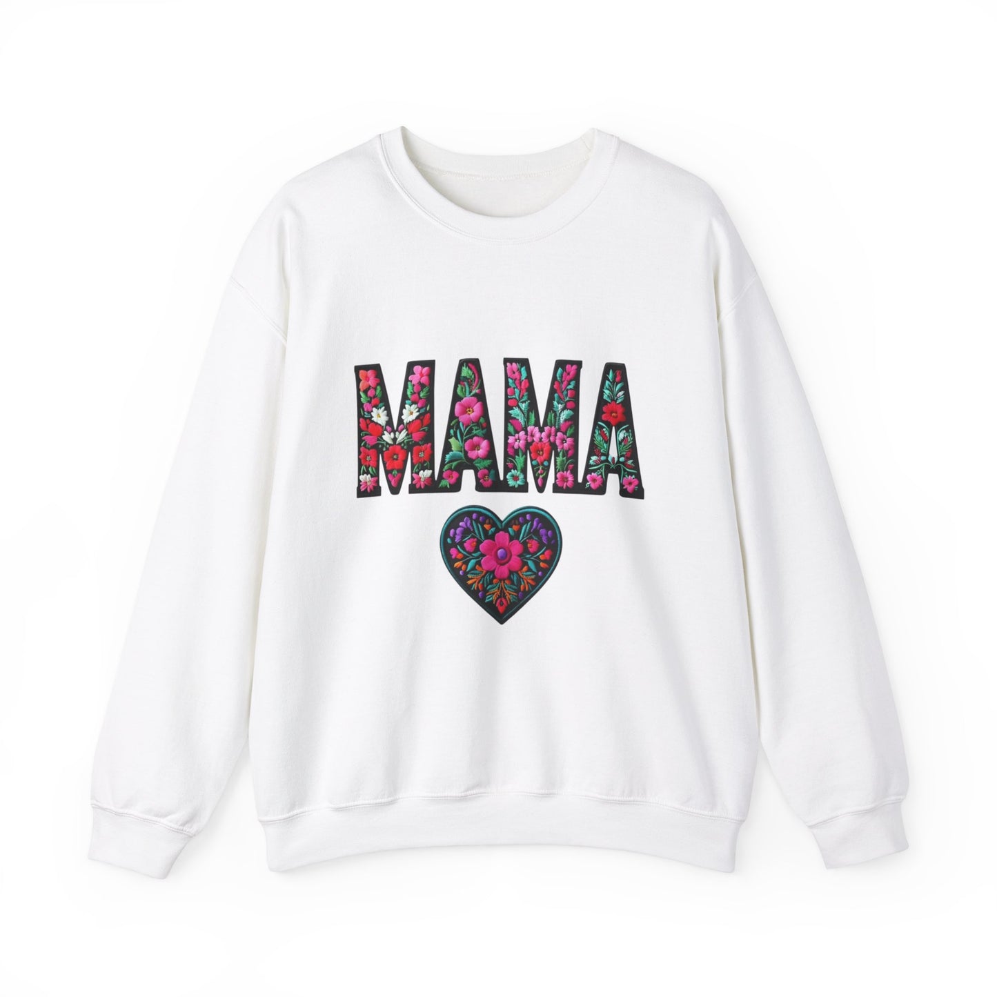 Floral MAMA Crewneck Sweatshirt - Perfect Gift for Moms!