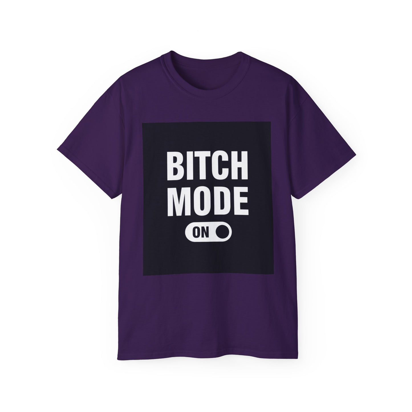 T-Shirt Bold Lines Bitch Mode On - Unisex