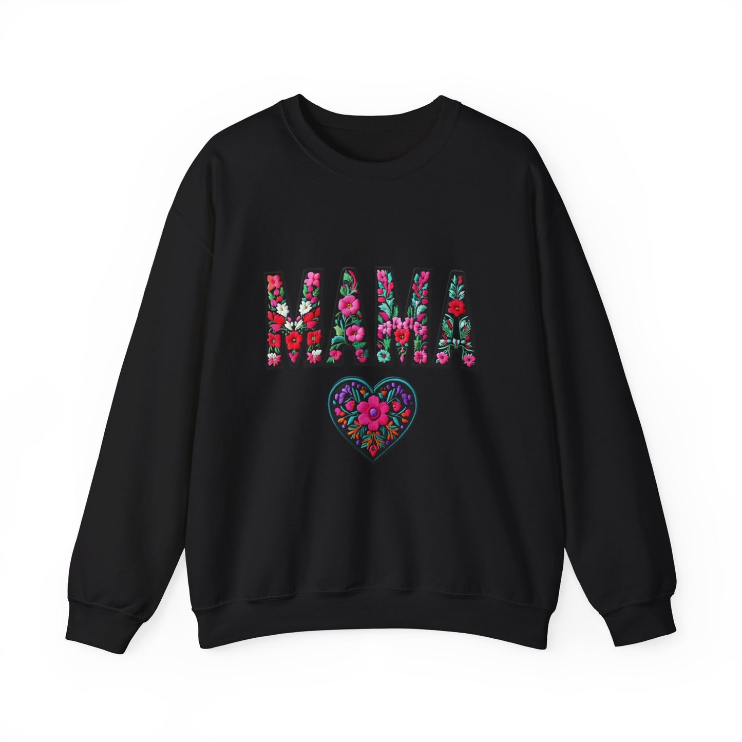 Floral MAMA Crewneck Sweatshirt - Perfect Gift for Moms!