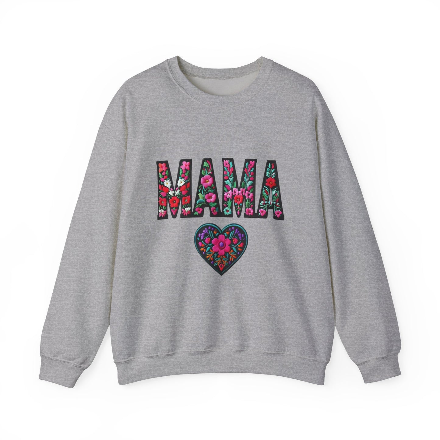 Floral MAMA Crewneck Sweatshirt - Perfect Gift for Moms!